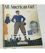 1932 ALL AMERICAN GIRL Collegiate Fox Trot Sheet Music CHESTER GAYLORD, ... - $2.69