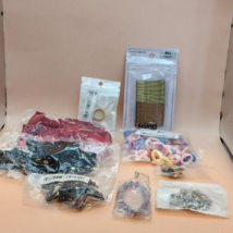 Misc. Hair Ties, blonde Bobby Pins, Bows (2), Rings (2), Bracelets (5) etc. - $13.85