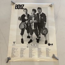 The Boyz 1980’s Band Poster Northeast College Tour - Garage Band From Vermont - $24.95