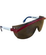 Patriot Safety Sunglasses UVEX Z87 Red White 80s Made USA Vintage Mechanic - $34.65
