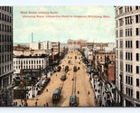 Main Street View Winnipeg Manitoba Canada 1918 DB Postcard L13 - $7.97