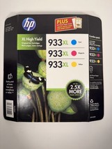 HP 933XL Tri-Color Ink Cartridges Expires May 2017 - £15.31 GBP