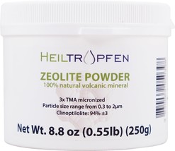 2 Zeolite Clinoptilolite Powder By Heiltropfen Supplement 8.8 oz Each - £23.87 GBP