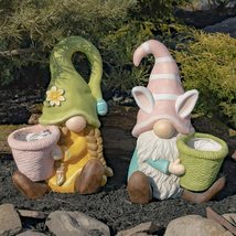 Zaer Ltd. 20&quot; Tall Spring Easter Garden Gnome in Assorted Styles (Braide... - $134.95+