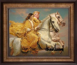 Donald Trump and Melania Trump 1700&#39;s Special edition 16x20 Art - $1,138.50