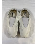 Capezio Girl&#39;s White Leather Ballet Shoes Size 13M SKU 5963 - £6.76 GBP