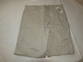 Old Navy Boys Youth 10 Husky School Shorts adjustable waist Light Khaki NWT - £14.35 GBP