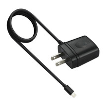 Reiko Portable 8PIN Usb Travel Adapter Charger With Built In Cable In Black For - £47.95 GBP