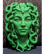 MEDUSA FACE HEAD BUST - WALL ART PIECE SCULPTURE - $54.00