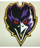 Baltimore Ravens~Face~Embroidered PATCH~3&quot; x 2 3/8&quot;~Iron Sew~FREE Ship  - $6.36 CAD