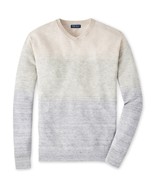 Peter Millar Crown Crafted Camden High V Neck Striped Sweater British Gr... - $3,743.82 MXN