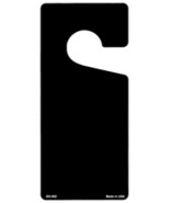 Black Solid Blank Novelty Metal Door Hanger - $25.74 CAD