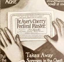 Ayer&#39;s Cherry Plaster Bandage 1899 Advertisement Victorian Quack Medicine DWNN13 - $24.99