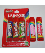 Lip Smacker Skittles Lip Balm  Sealed  ( 3 Carded &amp; 2 Sealed W- packing ... - $18.99
