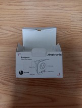 [Pack Of 2] Anstronic European Travel Plug Adapter - $276.21 MXN