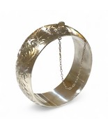 VINTAGE STERLING Silver  ETCHED HINGED BANGLE Check Last Pictures - €151,46 EUR VINTAGE STERLING Silver  ETCHED HINGED BANGLE Check Last Pictures - €151,46 EUR