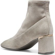 NWT NWB Size 8.5 Cole Haan Gray Laree Stretch Suede Booties - £99.65 GBP
