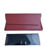 Missoni Leather Sunglass Eye Glasses Soft Case &amp; Cloth ~New - $33.91 CAD