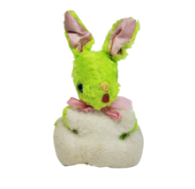 10&quot; Vintage Sterling Best Ever Green Easter Bunny Rabbit Stuffed Animal Plush - £44.70 GBP