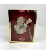 Vintage Lenox Jolly Snowman with Broom Porcelain Ornament 1999 #6036629 ... - $19.00