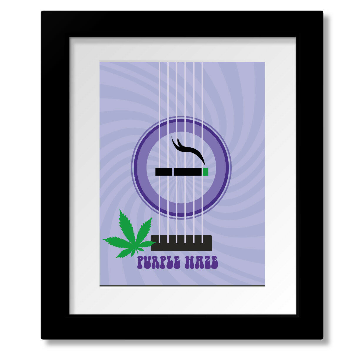 Purple Haze, Jimi Hendrix - Song Lyric Rock Music Art - Print, Canvas or... - $18.81+