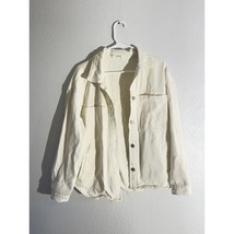 Carly Jean Beige Denim Jacket - Women&#39;s Size Medium - $29.70