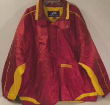 Minnesota Golden Gophers NCAA Big Ten Vintage 90s Bright Maroon Nylon Jacket 2XL - £11.96 GBP