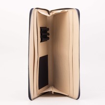 The Varese Navy Hand-Painted Python Leather 14” Laptop Portfolio image 3