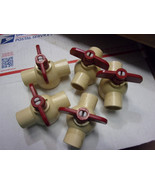 set of 5 KBI 3/4&quot; CTS CBV-0750-S PVC Valve - $1,224.99 MXN