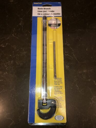 BRASSCRAFT BASIN WRENCH 10 INCH ARM PLUMBING #T151 NEW - $9.40