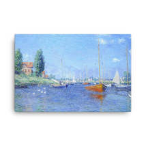 Claude Monet Argenteuil. Yachts, 1875.jpg Canvas Print - $99.00+