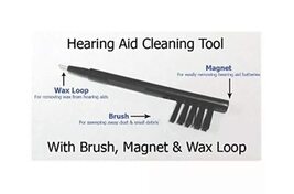 (6 in Pack) Hearing Aid Cleaning Brush with Magnet and Wax Loop for BTE,... - $7.35