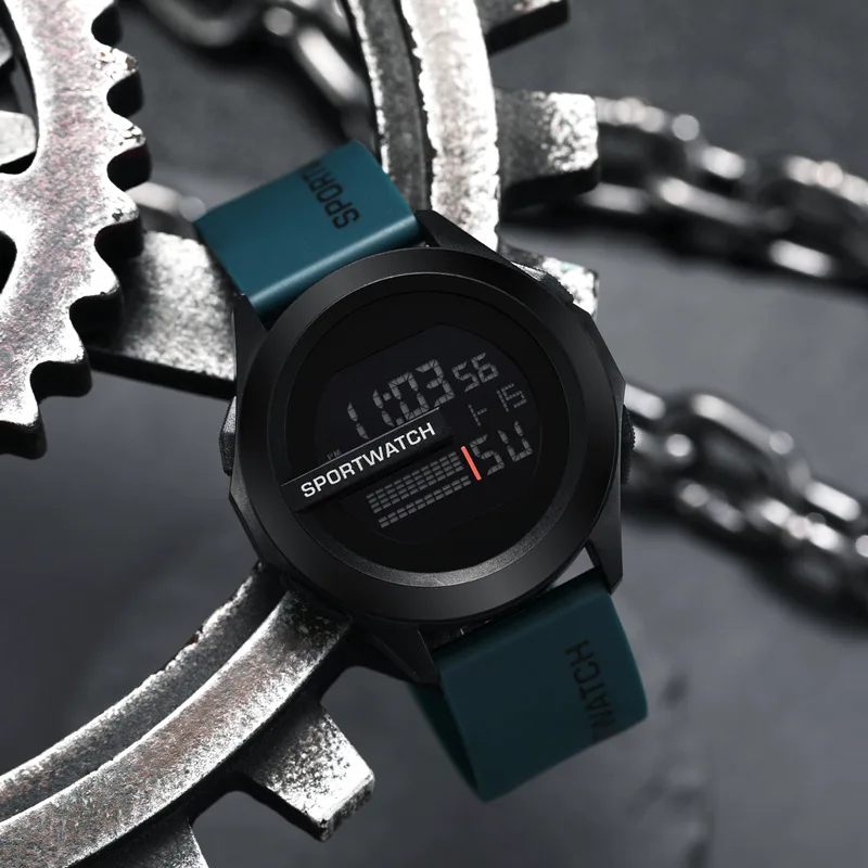 Men Sport LED Watches Top Brand Men Digital Clock Multi-Functional Rubbe... - $15.45