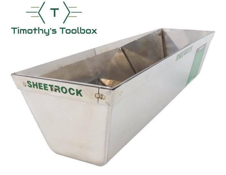 USG Sheetrock Tools Matrix Stainless Steel 14&quot; Mud Pan with Reinforced Band - $35.50
