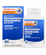 Walgreens Glucosamine Chondroitin 80 Tabls Triple Strength Joint Health Exp 2025 - $19.99