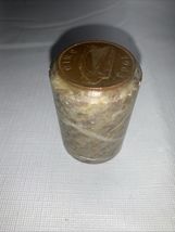 1968 Ireland 1 Penny Attached To Marble Base. - $19.79