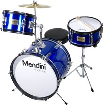Drum Set By Mendini By Cecilio - 3-Piece Kids Drum Set (16&quot;), Includes Bass - £110.62 GBP