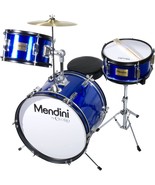 Drum Set By Mendini By Cecilio - 3-Piece Kids Drum Set (16&quot;), Includes Bass - £121.76 GBP