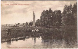 Postcard Norfolk Broads River Waveney Norfolk England UK - £7.77 GBP