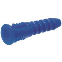 75PK Everbil #10-12 x 1-1/4 in Bluet Drywall Plaster Plastic Ribbed Screw Anchor - $23.99