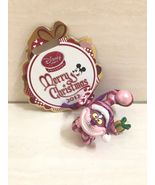 Disneystore Exclusive Cheshire Cat Figure Christmas Ornament With Glitter. - £35.55 GBP