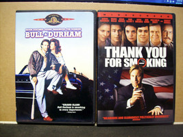 Bull Durham &amp; Thank You for Smoking 2 DVDs in great conditions - £11.95 GBP