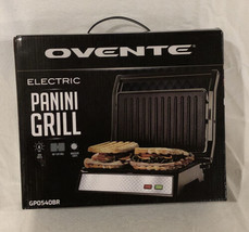 Ovente Electric Panini Grill Model GP0540BR New In Box Unused - £19.77 GBP