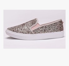 FEVERSOLE Women&#39;s Fashion Slip On Sneaker Casual Platform Loafers Pink Gold - $370.94 MXN