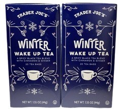 Trader Joe&#39;s - Winter Wake Up Tea 20 Tea Bags NET WT.1.55 OZ - 2-PACK 6/2025 - $6.99