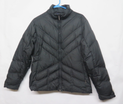 Patagonia Womens Down Fill Sweater Full Zip Puffer Jacket Black Sz L Upside Read - £43.92 GBP