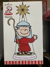 Hallmark Peanuts Figurine LINUS &quot;That&#39;s what Christmas is all about&quot; 7 1/2&quot; NEW - £27.64 GBP