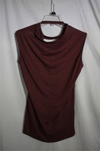 NIP Yuccalley Heathered Wine Large Sleeveless Summer Choker Top  - $12.34