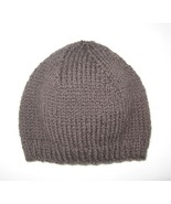 brown wool - alpaca mix beanie classic style, brown unisex winter hat - £18.69 GBP+