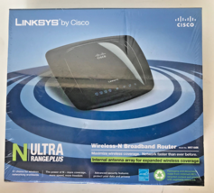 Linksys by Cisco WRT160N Black N Ultra Range Plus Wireless N Broadband R... - $22.09